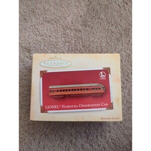 Hallmark Keepsake Ornamen 2004 Lionel Hiawatha Observation Car